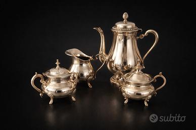 Servizio tè / caffè vintage  4 pezzi – elegante
