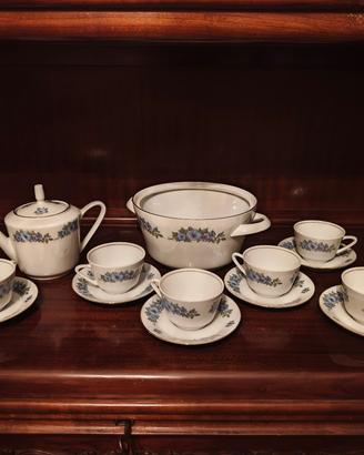 Servizio da tè/caffè vintage in porcellana