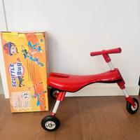 Triciclo pieghevole senza pedali rosso