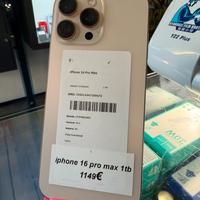 IPHONE 16 PRO MAX 256B