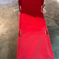 sdraio pieghevole grande in stoffa