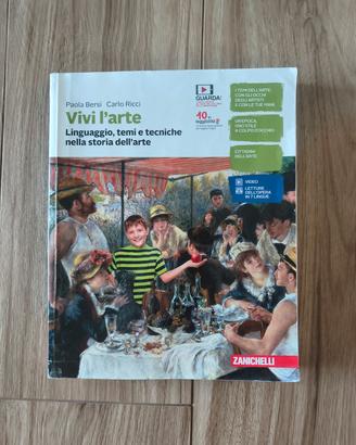 libro Vivi l'arte per scuole medie 