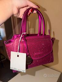 Borsa miriade mini fucsia,con cartellino,mai usata