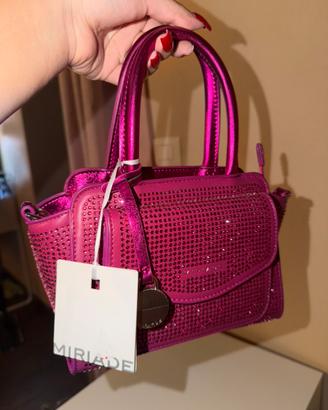 Borsa miriade mini fucsia,con cartellino,mai usata
