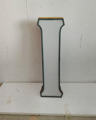 lettera scatolata vintage metallica 