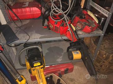 motosega alpina homelite shindaiwa decespugliatore