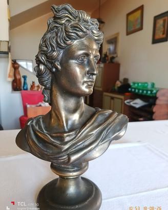 Busto Scultura Classica Apollo del Belvedere