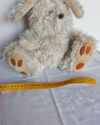 Peluche Coniglio Beige con Tasca a Strappo - Lapin