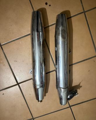 Silenziatori originali Yamaha Drag Star 650
