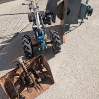 zappatrice motocoltivatore con circolare