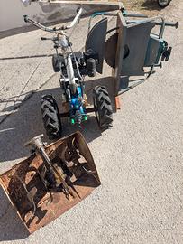 zappatrice motocoltivatore con circolare