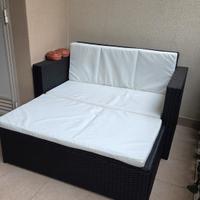 Divanetto da giardino outsunny