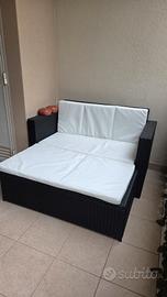 Divanetto da giardino outsunny
