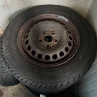 Cerchi ferro e gomme invernali vw multivan