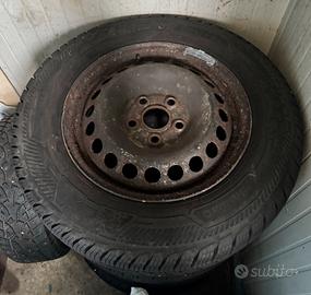 Cerchi ferro e gomme invernali vw multivan