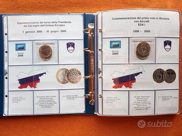 Monete tre euro commemorative Slovenia 2008-2017