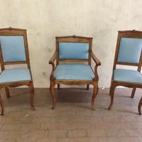 sedute d'antiquariato stile impero