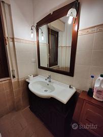 mobile bagno, specchio, cassettiera