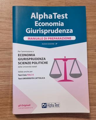 Alpha Test economia e giurisprudenza 