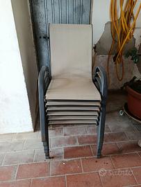 Sedie da giardino 