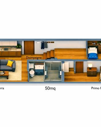 Trilocale in zona centrale disponibile