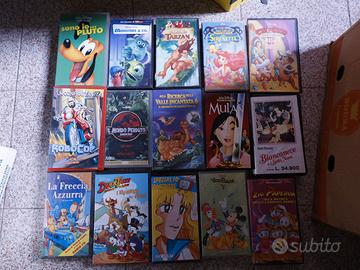Lotto Blocco stock 30 vhs cartoni animati Disney