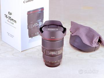 Obiettivo Canon 16-35mm F4.0 serie L nuovo