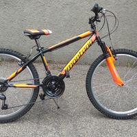 BICICLETTA AMMORTIZZATA 24 POLLICI MONTANA 