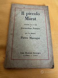 2 Libretti d'Opera d'Epoca Sonzogno (1921)