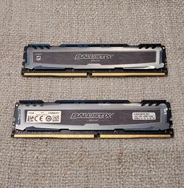 RAM ddr4 Crucial ballistix 16gb 2666Mhz