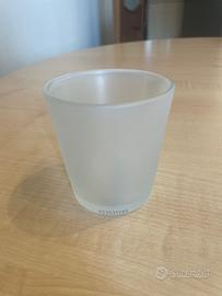 Bicchierini in vetro per candele