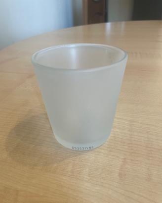 Bicchierini in vetro per candele