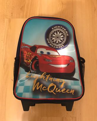 Zainetto-Trolley Saetta McQueen Cars