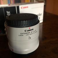 Canon Extender EF 2X II moltiplicatore focale