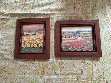 Quadretti cornice legno