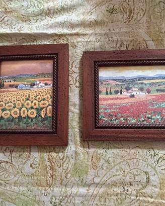 Quadretti cornice legno