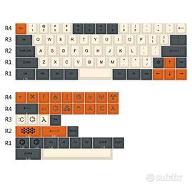 YMDK Cherry Profile Carbon keycaps set + Mac Kit