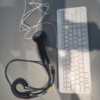 Scanner lettore codici a barre e tastiera