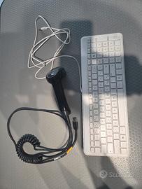 Scanner lettore codici a barre e tastiera