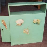 Mobiletto, testiera, comodino