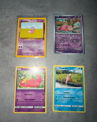 Lotto carte Pokémon Slowpoke