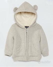 Cardigan 12mesi lavorato a maglia