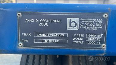 Rimorchio bertoja r 12 sp1 ue