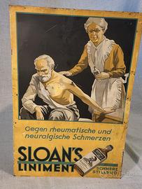 targa in metallo smaltato inizio novecento Germani