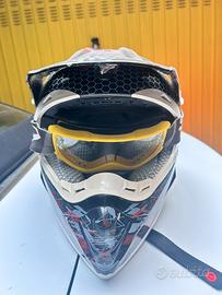Casco motocross/enduro Acerbis piu maschera Smith