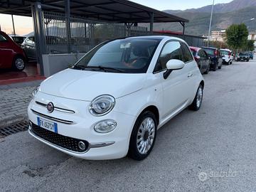 Fiat 500 1.2 benzina 69cv Lounge 2017 tetto panora