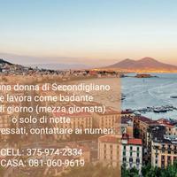 Sono badante notturna - disponibile per lavoro