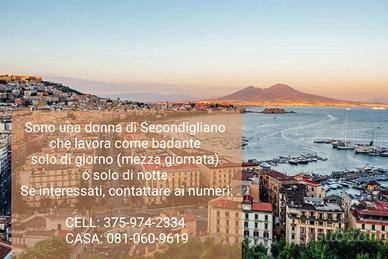 Sono badante notturna - disponibile per lavoro