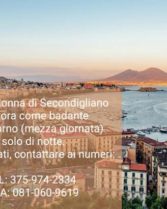 Sono badante notturna - disponibile per lavoro