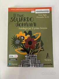 Libro scolastico antologia come nuovo italiano